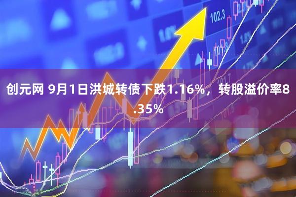创元网 9月1日洪城转债下跌1.16%，转股溢价率8.35%
